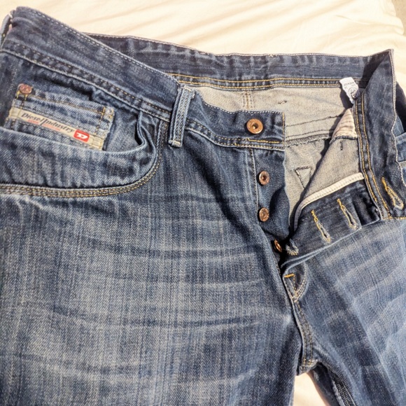 DIESEL S34/32 distressed relax fit jeans - Picture 10 of 12